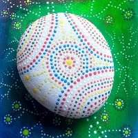 Pointillisme ou dot painting